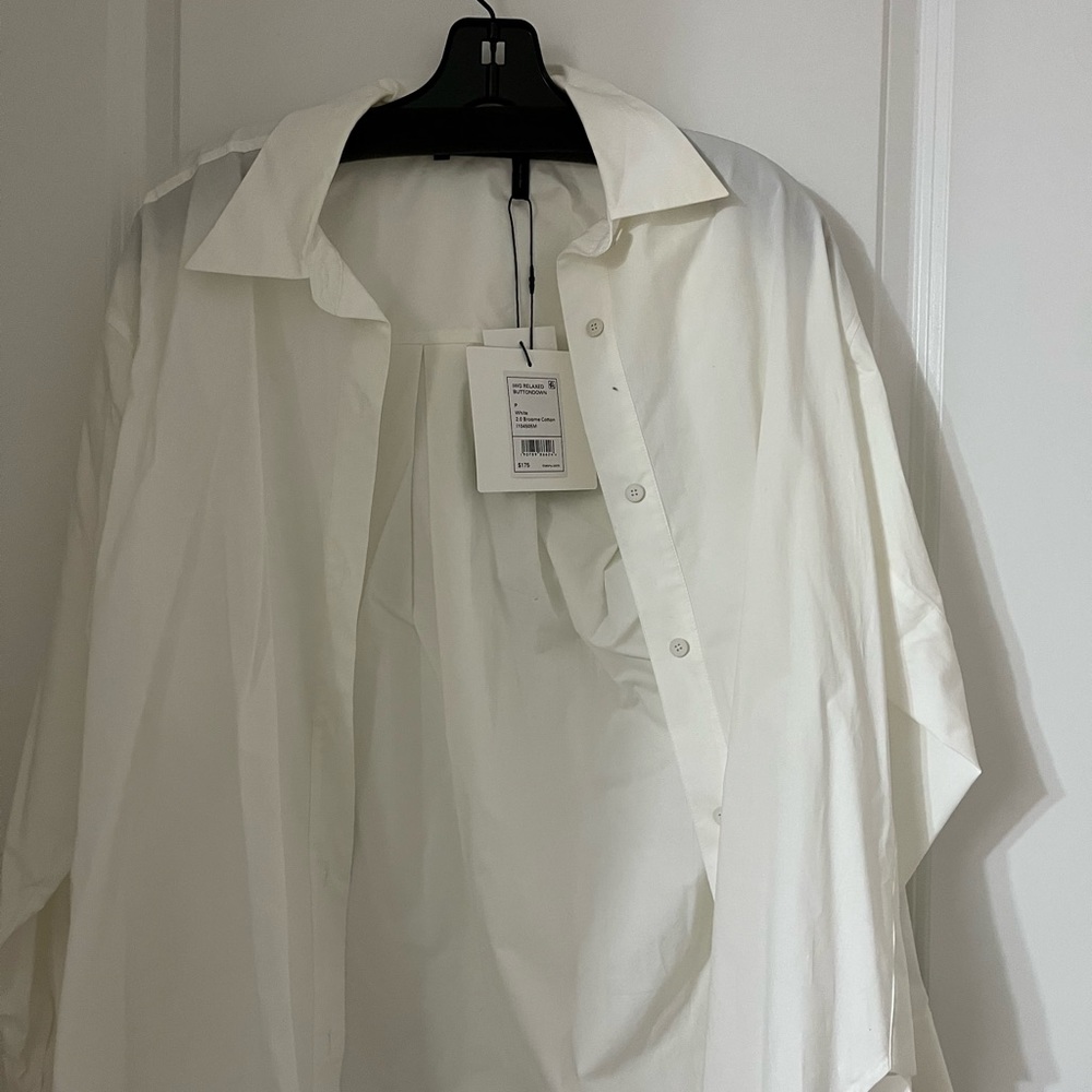 Never worn Theory White Blouse